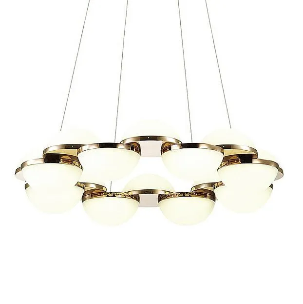 Подвесная люстра Barbolano Chandelier Gold 8 ImperiumLoft 156147-22 40.3103-3