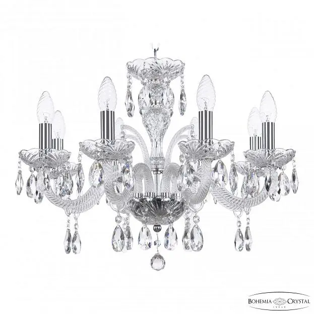 Люстра хрустальная Bohemia Ivele Crystal 118/8/195 Ni Люстра хрустальная Bohemia Ivele Crystal 118/8/195 Ni