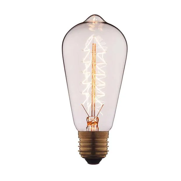 Лампа накаливания Loft It 6460-S E27 60W колба прозрачная Edison Bulb