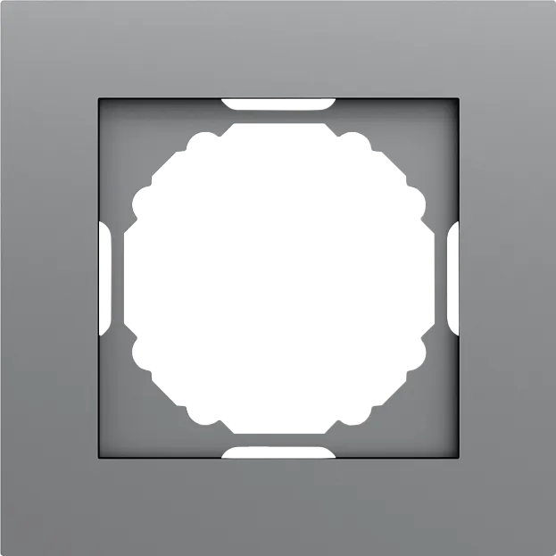 Рамка 1-я, матовый серый, Donel DE21140 A07 Рамка 1-я, матовый серый, Donel DE21140 A07