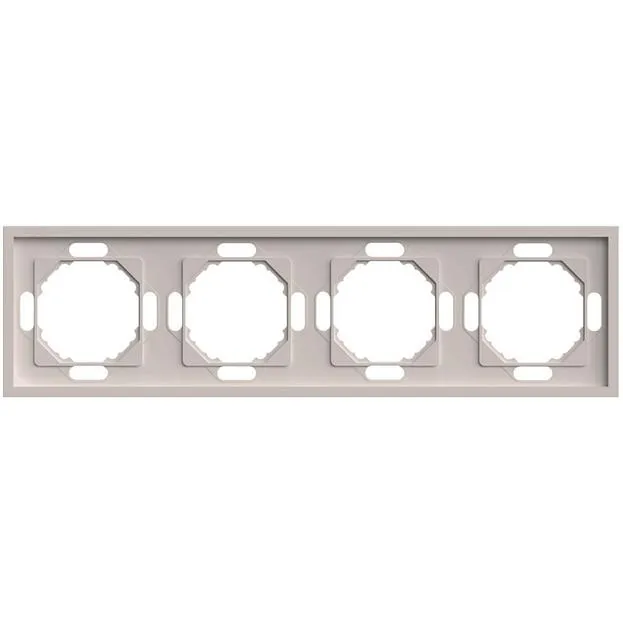 Рамка 4-местная, серия Эмили, кашемир, soft touch Stekker 49913 PFR00-5004-08 Рамка 4-местная, серия Эмили, кашемир, soft touch Stekker 49913 PFR00-5004-08