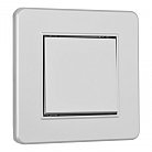 Выключатель одноклавишный с рамкой серебро пластик SET16-1-30-1 silver Arte Milano SET16-1-30-1 silver