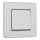 Выключатель одноклавишный с рамкой серебро пластик SET16-1-30-1 silver Arte Milano SET16-1-30-1 silver
