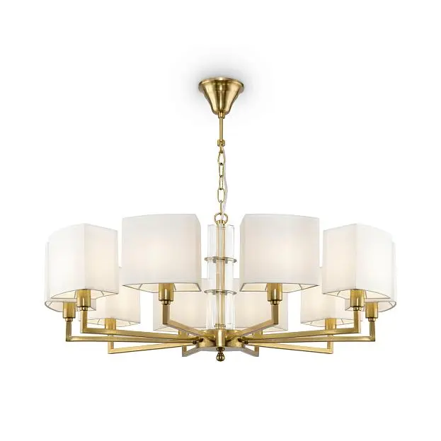 Подвесная люстра Maytoni H015PL-10G Metropolitan Подвесная люстра Maytoni H015PL-10G Metropolitan