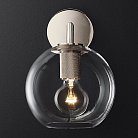 Бра Rh Utilitaire Globe Shade Single Sconce Silver 123277-22 ImperiumLoft