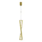 Светильник подвесной Латунь/Прозрачный LED 1*11W 3000K ST-LuceSL6205.303.01 ELICA