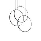 Подвесной светильник Ideal Lux 269337 FRAME SP CERCHIO NERO