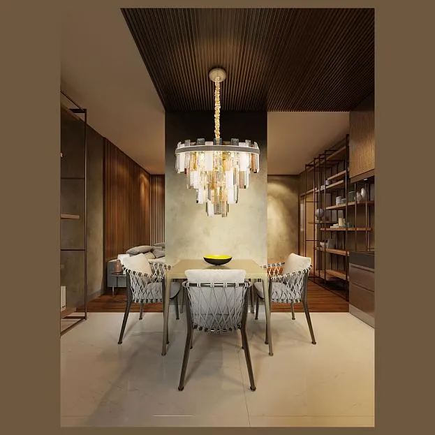 светильник подвесной, E14, 14x40W Wertmark WE115.14.303 CHRISTEL