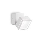 Уличный настенный светильник Ideal Lux 285528 OMEGA AP SQUARE BIANCO 4000K