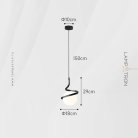 Подвесной светильник SPINNER Цвет Черный Lampatron spinner-black 8158-22325