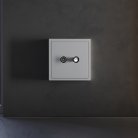 Накладка для розетки телевизионной оконечной TV+SAT, (серый) Voltum VLS001616 S70