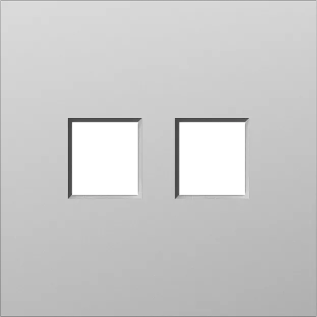 Накладка 2-я для розеток RJ45,TV,SAT, сталь, Donel DS86937 S08 Накладка 2-я для розеток RJ45,TV,SAT, сталь, Donel DS86937 S08