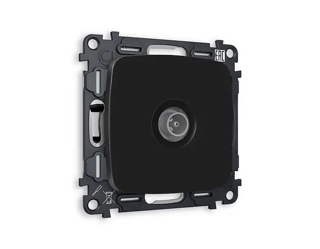 Комплект механизма TV розетки проходной Ambrella Volt MO813030 QUANT Комплект механизма TV розетки проходной Ambrella Volt MO813030 QUANT