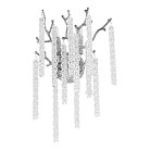 Бра в виде веточек Arte Milano 230122.255.2.E14.C CR