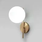 Настенный светильник со стеклянным плафоном Eurosvet 60147/1 латунь a064385