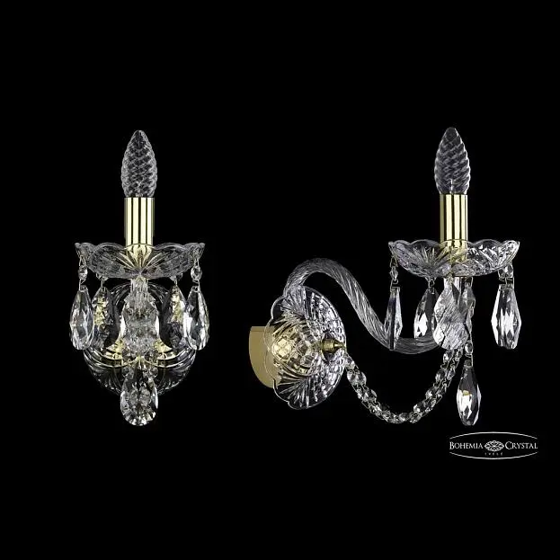 Бра хрустальный Bohemia 1402B/1/195/XL G Бра хрустальный Bohemia 1402B/1/195/XL G