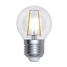 Лампочка светодиодная Uniel LED-G45-9W/4000K/E27/CL/DIM GLA01TR картон