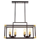 Подвесной светильник Lumina Deco LDP 1140-8 BK+MD Waldorf