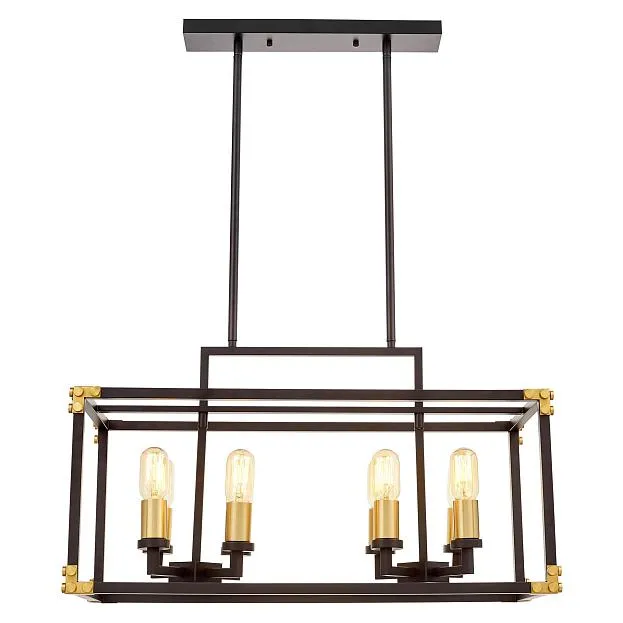 Подвесной светильник Lumina Deco LDP 1140-8 BK+MD Waldorf Подвесной светильник Lumina Deco LDP 1140-8 BK+MD Waldorf