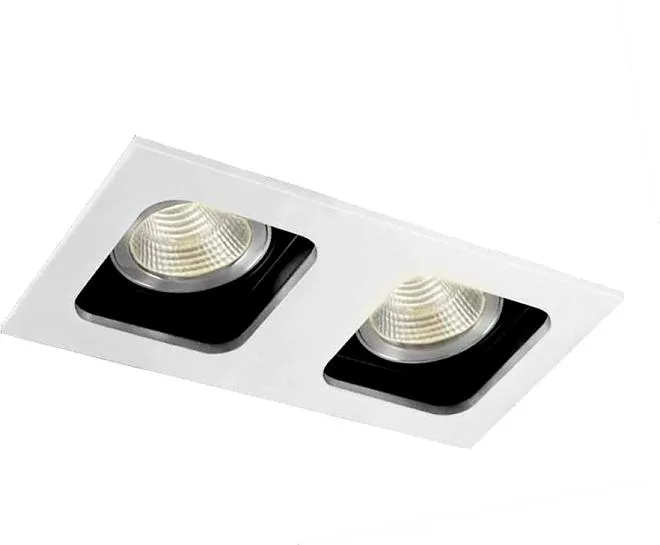 Встраиваемый светильник Donolux DL18614/02WW-SQ White/Black Встраиваемый светильник Donolux DL18614/02WW-SQ White/Black