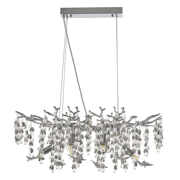 Люстра Arte Milano 230210.700.6.E14.H3 CB Clear-Smoky BUT-Smoky Веточка