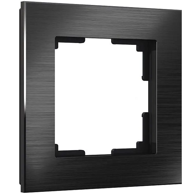 Рамка на 1 пост Werkel W0011708 (черный алюминий) a050949 Aluminium Рамка на 1 пост Werkel W0011708 (черный алюминий) a050949 Aluminium