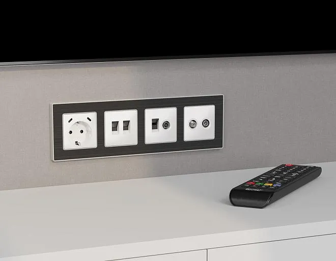 Комплект механизма розетки компьютерной + TV оконечной ALFA Белый матовый RJ-45 (8P8C) CAT6/50-870 MHz 1dB Volt MA132510 QUANT (AP1325, VM195) Комплект механизма розетки компьютерной + TV оконечной ALFA Белый матовый RJ-45 (8P8C) CAT6/50-870 MHz 1dB Volt MA132510 QUANT (AP1325, VM195)
