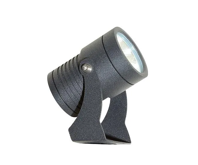 Грунтовый светильник серый Kink Light 09328,16 Ласси