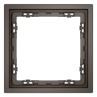 Рамка пластиковая на 1 пост, (капучино) Voltum VLS100114 S70