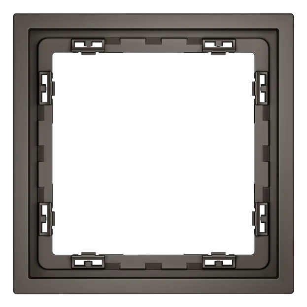 Рамка пластиковая на 1 пост, (капучино) Voltum VLS100114 S70