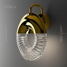 Бра VENZEL WALL Тип A. Цвет Латунь Lampatron 8123-22227