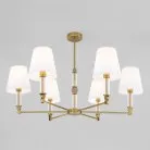 Потолочная люстра Eurosvet 60145/6 латунь Conso a061950