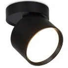 Светильник накладной, поворотный, GX53, D84xH75мм, IP20, черный, без лампы Donel DN02015R1B DN02