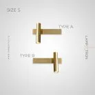 Бра JENIUS Размер S. Цвет Латунь. Тип В Lampatron 7755-21789