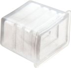 Заглушка Feron 26138 для квадр.дюралайта LED-F3W, пластик, LD130