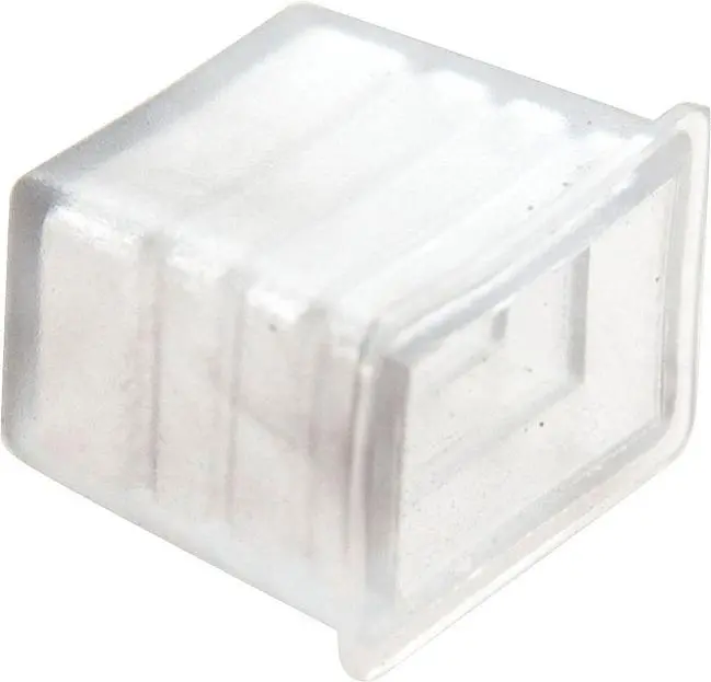 Заглушка Feron 26138 для квадр.дюралайта LED-F3W, пластик, LD130 Заглушка Feron 26138 для квадр.дюралайта LED-F3W, пластик, LD130