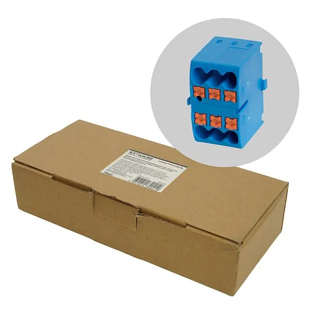 Зажим блочный Stekker 49750 LD580 PTFIX 06/25 Зажим блочный Stekker 49750 LD580 PTFIX 06/25