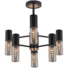 Потолочная люстра ILLUMICO IL1295-6PPA-79 BK GD