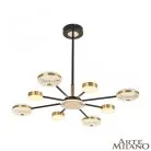 Люстра на штанге Arte Milano 272069/8 BK/GD Ferrara-72069