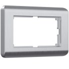 Рамка для двойной розетки Werkel W0082106 (серебряный) a051282