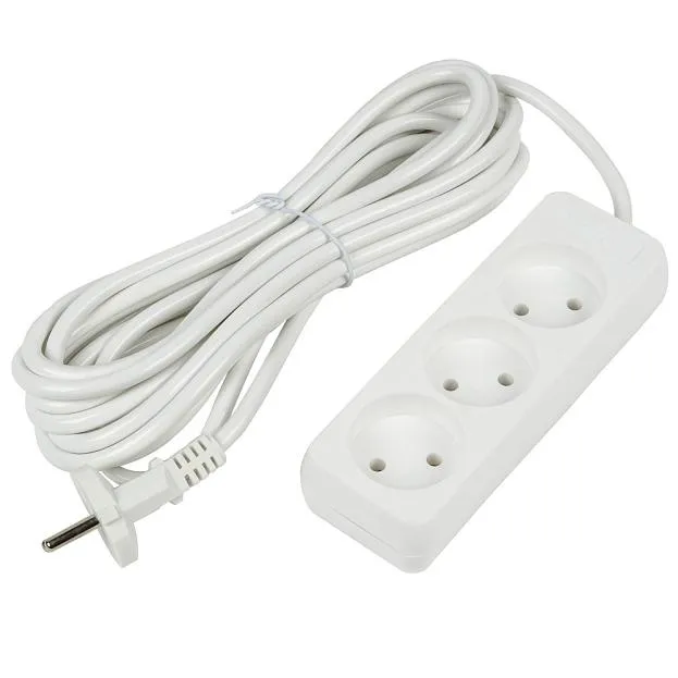 Розеточные блоки, удлинители Uniel S-CU3-5 WHITE Ultra