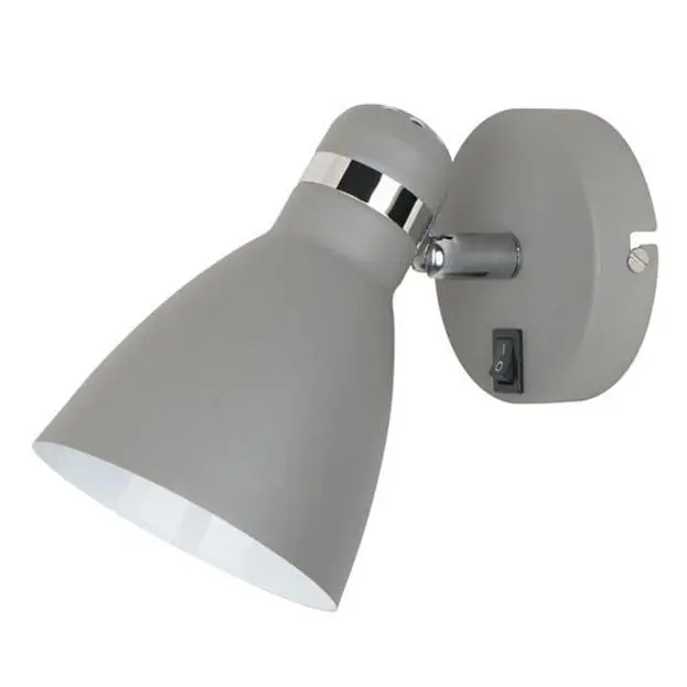 Настенный светильник Arte Lamp A5049AP-1GY Mercoled Настенный светильник Arte Lamp A5049AP-1GY Mercoled