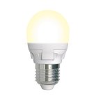 Лампочка светодиодная Uniel LED-G45 7W/3000K/E27/FR/DIM PLP01WH картон