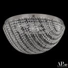Люстра светодиодная хрустальная с пультом APL LED SH501.2.50.R.LED-DIM.Ni.Clear.731 Sicilia