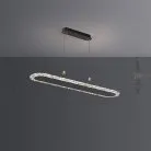 Реечный, рядный светильник CESAR Цвет Черный. Трехцветный свет Lampatron 7319-20165