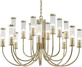 Подвесная люстра Newport 4558+4+4/C gold 4550