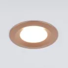 Встраиваемый светильник Elektrostandard 110 MR16 золотой Dial a053333