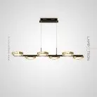 Реечный, рядный светильник SELLIF LONG Цвет Латунь + Черный Lampatron 7620-21318