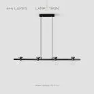 Реечный, рядный светильник TILMAN LONG 4+4 плафона Lampatron tilman-long-8 8681-24286