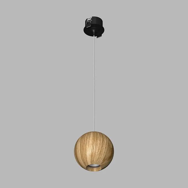 Подвесной (встраиваемый) светодиодный светильник Ledron SPACE R110 Basic Wooden Black Подвесной (встраиваемый) светодиодный светильник Ledron SPACE R110 Basic Wooden Black